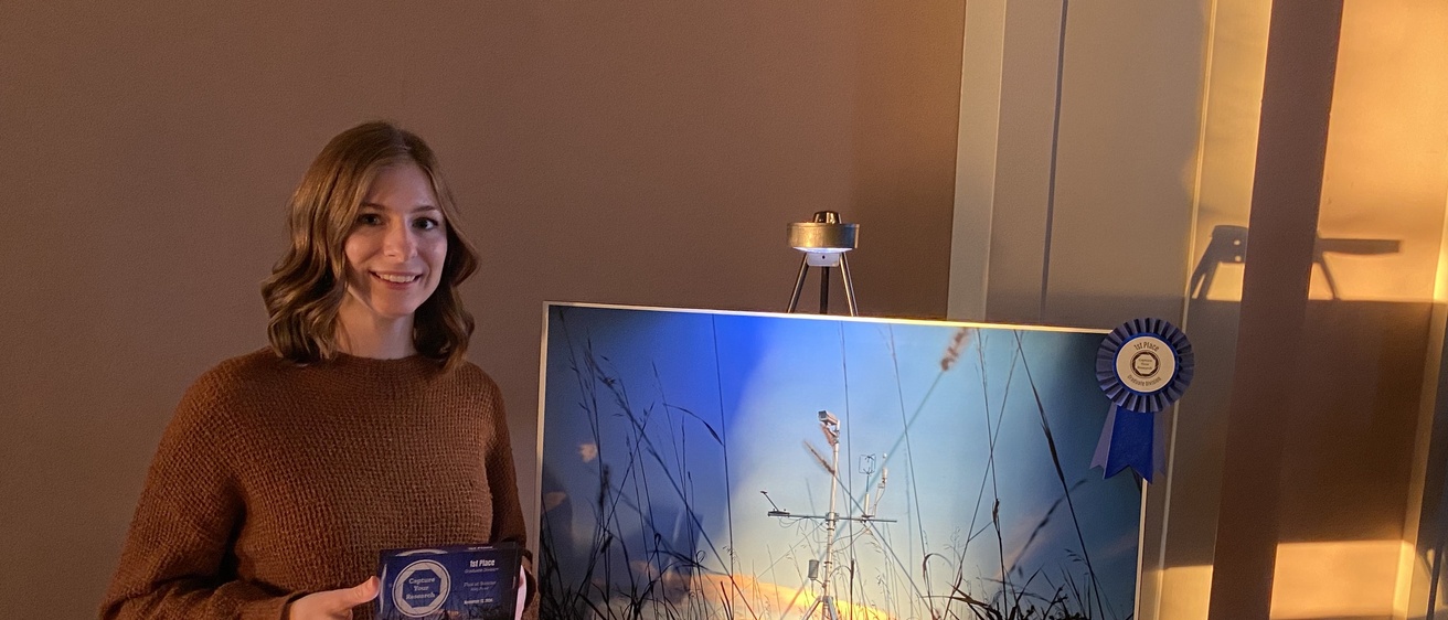 Capture Your Research award winner Riley Pacer