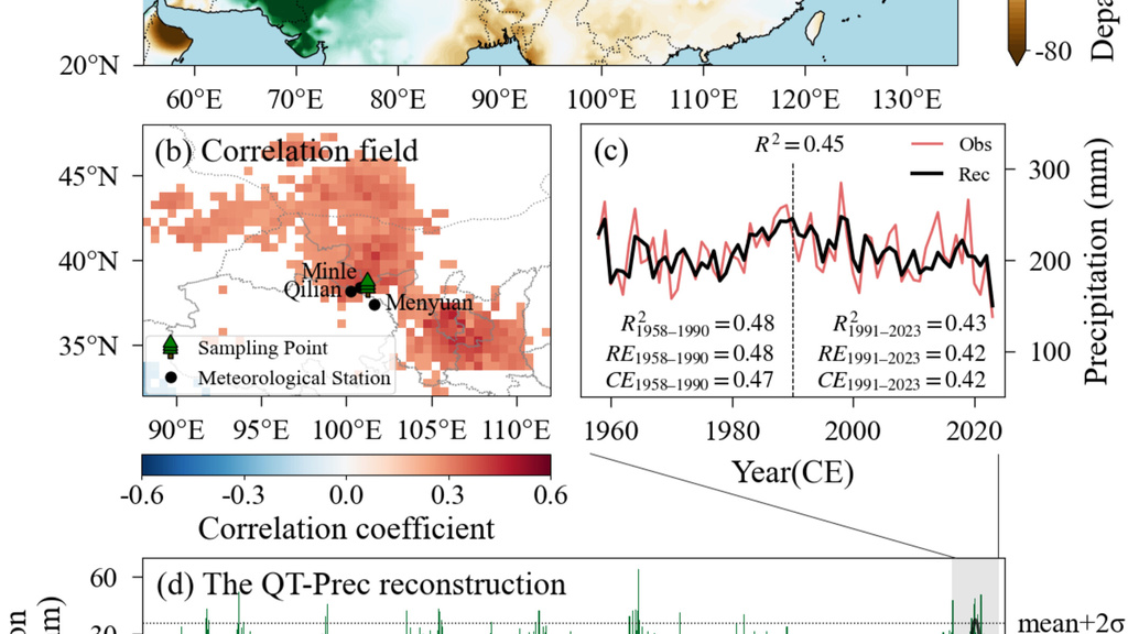 study area and precipitation anomalies